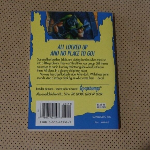Goosebumps A Night in Terror Tower Book - Picture 2 of 2